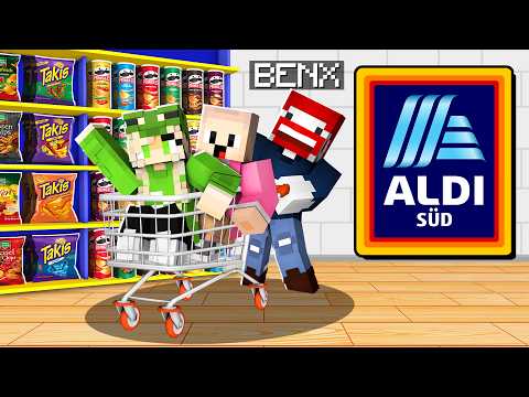 24h im ALDI SUPERMARKT ARBEITEN! - Minecraft Beruf