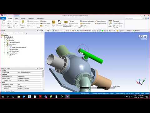 Ders 3 (1/2): SEA ANSYS Yerel Mesh Ayarları (FEA Local Mesh Controls )