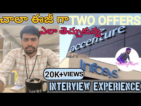 My interview experience with accenture in Telugu.My interview experience with Infosys.interview crak