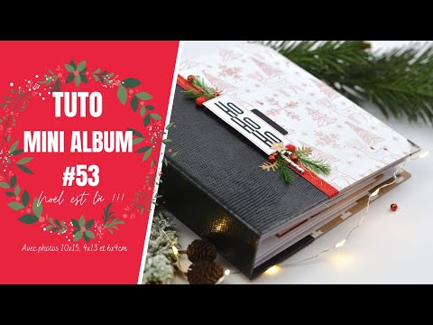 tuto mini album de noel HoHoHo