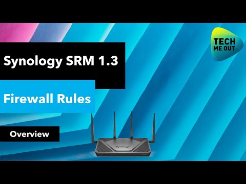 Synology SRM 1.3 Firewall Rules Overview