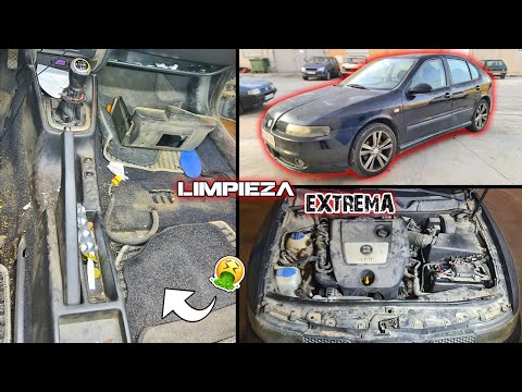 HACEMOS una LIMPIEZA EXTREMA a cambio de un COCHE que iba a DESGUACE🤢-Seat león fr