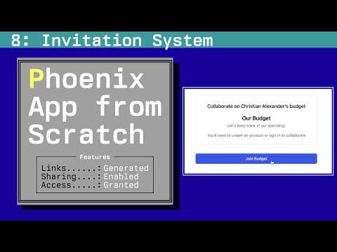 User Invitations & Access Control: Phoenix App from Scratch, Episode 8