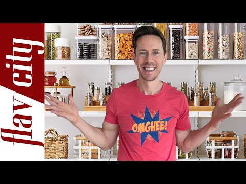 Pantry Tour In Our New House - What's In My Pantry