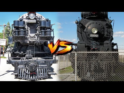 Santa Fe 5000 Madame Queen versus Union Pacific 9000 Class | Who is Stronger? | History in the Dark