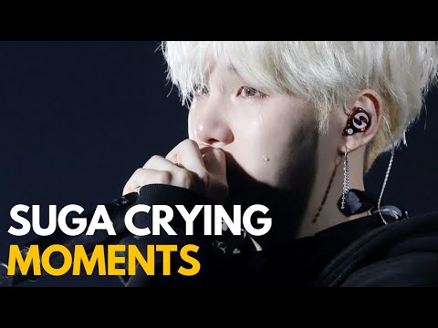 SUGA's crying moments that completely broke us