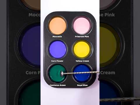 Making new Colors..Satisfying Color mixing🎨 #colormixing #satisfying #mixedcolors