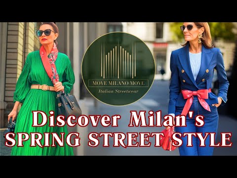 🌻 Italian Spring Fashion Trends 🇮🇹: What Are People Wearing in Milan?
