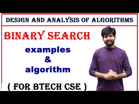 binary search algorithm | binary search examples | sorting | design and analysis of algorithms | DAA