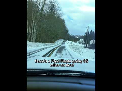 Snowpocalypse 2026 - Ford Fiesta speeding party