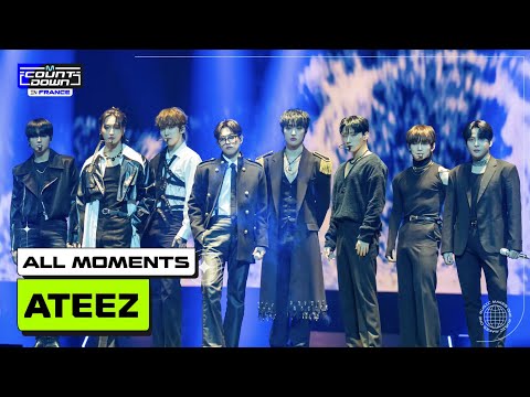 ATEEZ (에이티즈) ALL MOMENTS 🎁💙 | MCOUNTDOWN IN FRANCE
