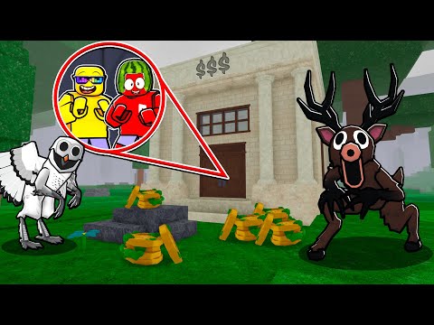 Surviving in the Bank Base In 99 Nights in the Forest🔦