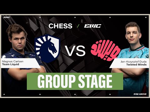 Magnus Carlsen vs Jan-Krzysztof Duda | Chess at EWC 25 - Day 1 - Group Stage