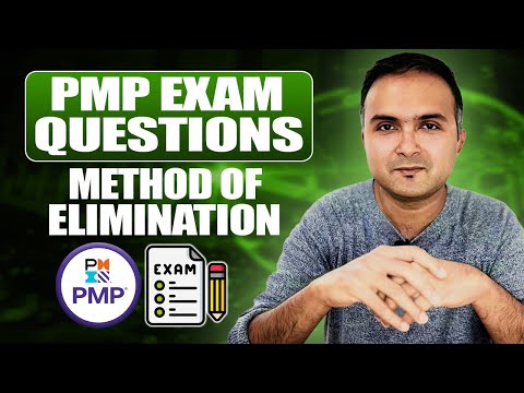 PMP Exam METHOD OF ELIMINATION - Score AT/AT/AT | PMPwithRay