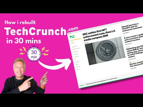 WOW! I rebuilt TechCrunch.com in 30 mins with WordPress 🔥