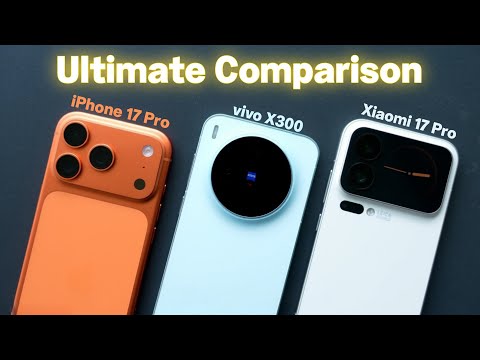 vivo X300 vs Xiaomi 17 Pro vs iPhone 17 Pro! 6.3-Inch Flagship Battle 2025 –Find Out the Real Winner