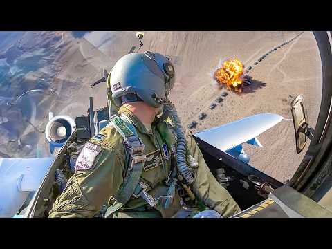 How Skilled US A-10 Pilot Destroys Ground Targets With Scary Precision