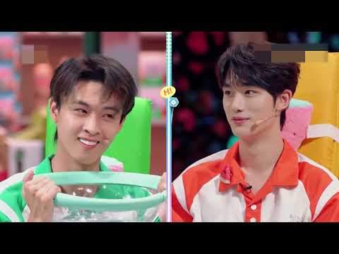 《你好星期六》Hello Saturday 答题泼水游戏Question and answer splashing game秦霄贤Qin Xiaoxian张颜齐Zhang Yanqi互泼好猛