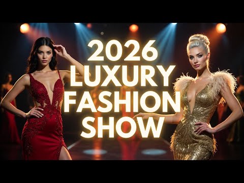 Exclusive Luxury Dress Collection Fashion Show | 2026 Trending Luxury Dress Fashion Show