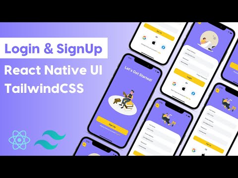 🔴 Login | SignUp UI - React Native Tutorial