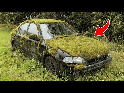 RESTORATION of a DESTROYED HONDA CIVIC ABANDONED for YEARS! WILL IT WORK AGAIN?