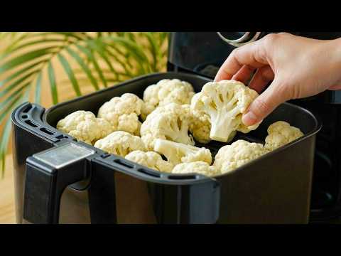 My Friend Showed Me This Cauliflower Trick! Air Fryer Cauliflower I Make Every Week 🥦