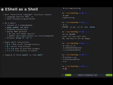 Introduction to EShell