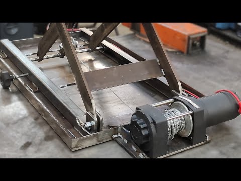 I Built a Fast Electric Scissor Lift Table for My Workshop