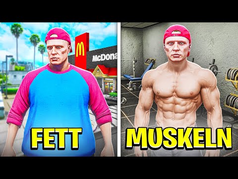 FETT zu MUSKELN UPGRADEN in GTA 5 RP!