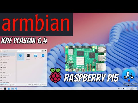 A great OS for Raspberry Pi 5. Armbian with KDE Plasma 6.4