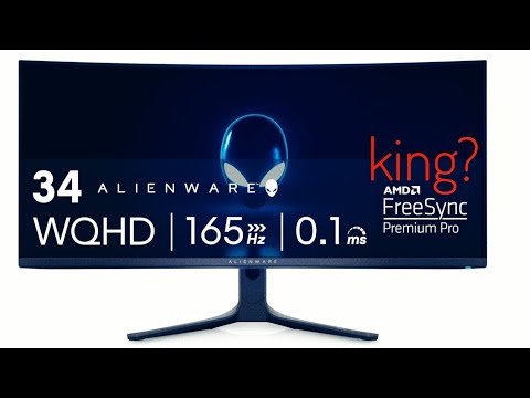 Alienware 34" Quantum Dot OLED Gaming Monitor 0.1Ms 165Hz (AW3423DWF) Full Review