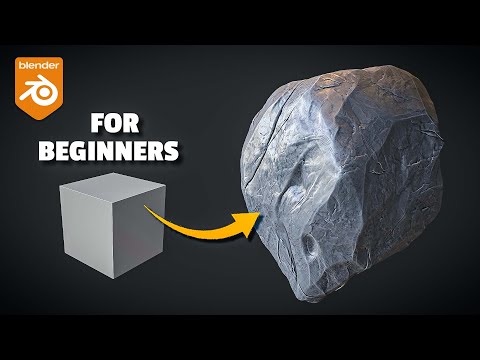 Sculpting a stone/rock in Blender for beginners