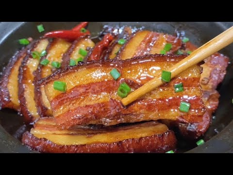 五花肉最火爆的做法，不炒也不炸，比红烧肉好吃还不油腻，真美味【阿灿美食记】