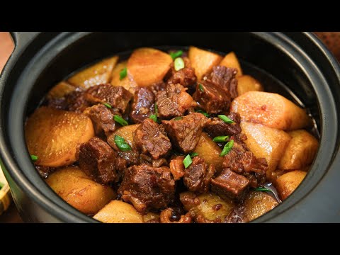 Chinese Braised Beef Brisket with Daikon | The Ultimate Cantonese Comfort Food