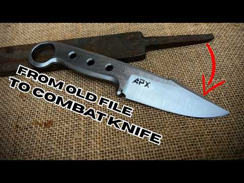 How I Turned an Old File Into a Cool Combat Knife!