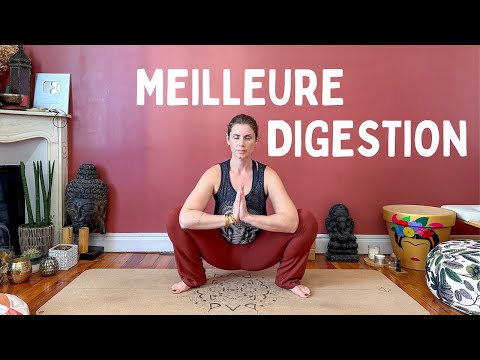 Ballonnements et digestion difficile: yoga doux pour les maux de ventre