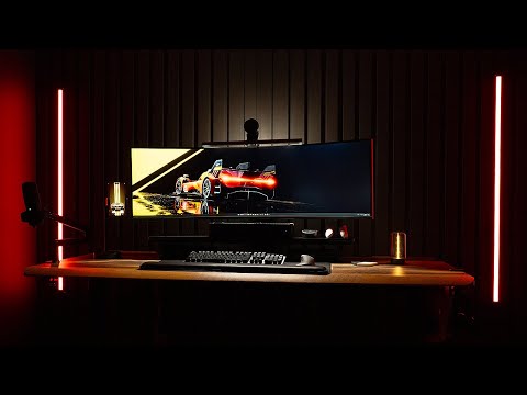 Dark Mode Aesthetic Desk Setup & Home Office DIY Build