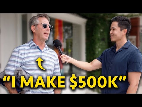 Asking Strangers How Much MONEY They Make (Newport Beach)