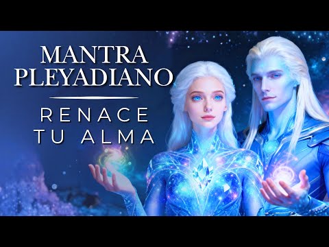 PLEIADIAN MANTRA of HEALING with LIGHT CODES | REBIRTH YOUR SOUL! 🌌 Powerful! 💫