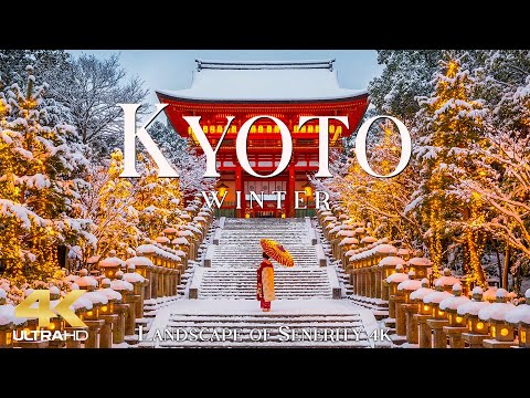 Kyoto 4K – Winter Wonderland of Ancient Temples, Snowy Gardens & Timeless Japanese Serenity