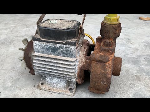 Complete Restoration Old Water Pump Motor That Was Severely Damaged -Very Old Water Pump Restoration