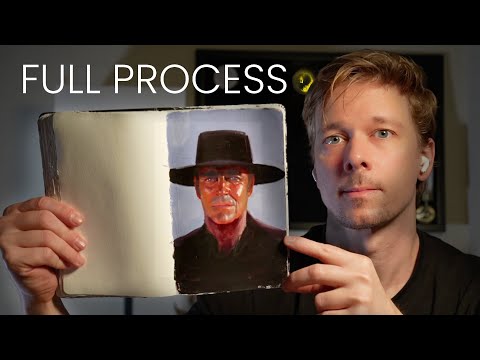 Painting With Oils in a Sketchbook