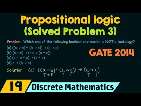 Propositional Logic (Solved Problem 3)