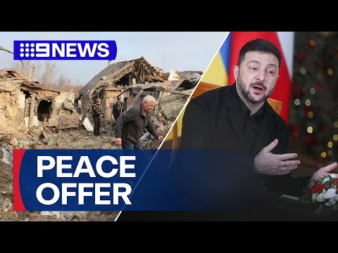 Putin ready to end war with Ukraine on his terms | 9 News Australia