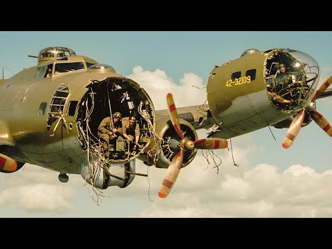 Cuando este B-17 perdió toda su nariz — la tripulación voló 10 minutos jalando cables desnudos