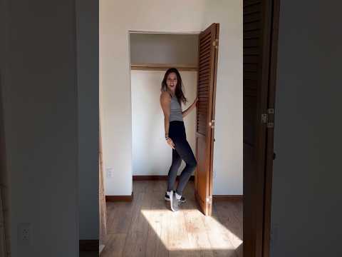 Closet makeover! Would you have kept the doors? #closetmakeover #diycloset #closet