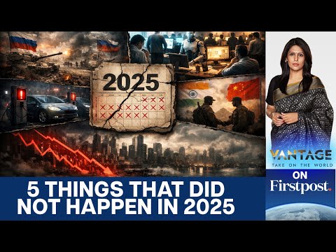 5 Things That 2025 Promised but Did Not Deliver | Vantage With Palki Sharma