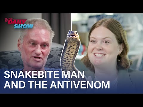 This Man's Love for Venomous Snakebites Is Helping Science Move Forward | The Daily Show