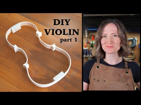 Making a Violin (Part 1) The Blocks, Ribs & Linings, DIY