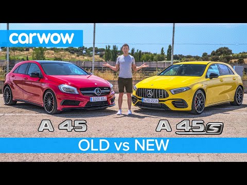 New AMG A45 S vs old AMG A45 review + 0-60, rolling race and drift test!